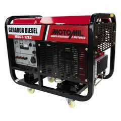 Gerador Diesel Trif 12KVA 220/127V Mono MDGT-12E2 Motomil