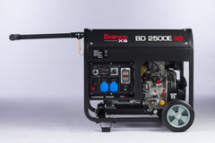 Gerador à Diesel 2,5Kva Monofásico Partida Elétrica com AVR BD2500 Briggs Branco