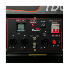 Gerador Diesel 2,2KVA Monofásico Bivolt 115/230V Partida Manual TDG2500XP Toyama