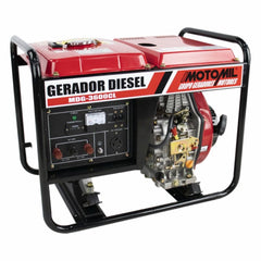 Gerador Diesel 3,6 KVA Monofásico 110/220V 60Hz MDG-3600CL Motomil