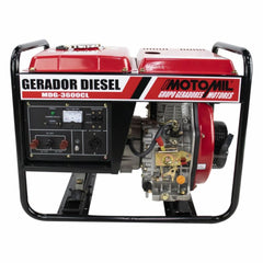 Gerador Diesel 3,6 KVA Monofásico 110/220V 60Hz MDG-3600CL Motomil