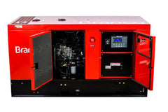 Gerador à Diesel 35Kva Trifásico 380V Partida Elétrica com ATS BD44000 E3S Branco