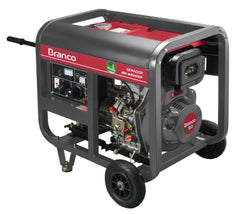 Gerador à Diesel 5,5Kva Monofásico Partida Manual BD6500 Branco
