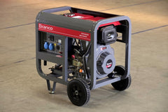 Gerador à Diesel 5,5Kva Monofásico Partida Manual BD6500 Branco
