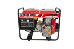 Gerador Diesel 5 KVA Mono 110/220V 60Hz MDG-5000CLE Motomil