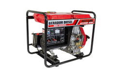 Gerador Diesel 5 KVA Mono 110/220V 60Hz MDG-5000CLE Motomil