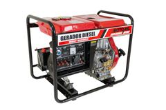 Gerador Diesel 5 KVA Trifásico 220/110 60 Hz MDGT-5000CLE Motomil