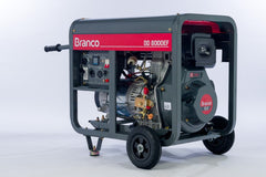 Gerador à Diesel 6,5Kva Monofásico P. Elét. BD8000 EF Branco