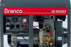 Gerador à Diesel 6,5Kva Monofásico P. Elét. BD8000 EF Branco