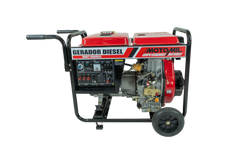 Gerador Diesel 7,5 KVA Trifásico 380V MDGT-8000CLE Motomil