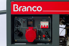 Gerador à Diesel 8,0Kva Trifásico 380V Partida Elétrica BD8000 E3 Branco