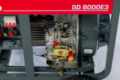 Gerador à Diesel 8,0Kva Trifásico 380V Partida Elétrica BD8000 E3 Branco