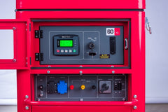 Gerador à Diesel Cabinado 10,5Kva Monofásico Partida Elétrica BD12000ES Branco