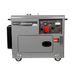 Gerador Diesel Toyama 6,5KVA Trifásico 220V Cabinado ATS Ready Partida Elétrica TDG7000SE3DXP