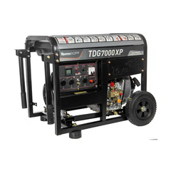 Gerador Diesel Toyama Refrigerado à Ar 6000W Bivolt 115/230V P.Manual Alternador Cobre TDG7000XP