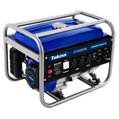 Gerador à Gasolina 2,5Kva 2500W 115/230V 60Hz Mono 4T Partida Manual 163CC Refrigerado à Ar Tekna