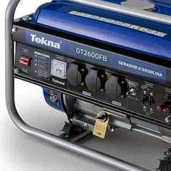 Gerador à Gasolina 2,5Kva 2500W 115/230V 60Hz Mono 4T Partida Manual 163CC Refrigerado à Ar Tekna