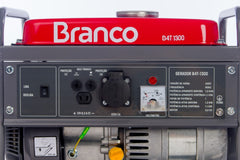 Gerador à Gasolina 1,3Kva 110V Partida Manual B4T-1300 Branco