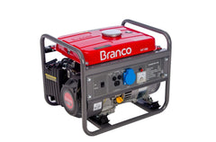 Gerador à Gasolina 1,3Kva 110V Partida Manual B4T-1300 Branco