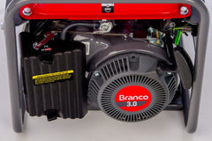 Gerador à Gasolina 1,3Kva 220V Partida Manual B4T-1300 Branco
