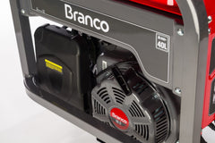 Gerador à Gasolina 11Kva Monofásico Partida Elétrica com AVR B4T-11000E Branco