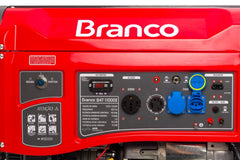 Gerador à Gasolina 11Kva Monofásico Partida Elétrica com AVR B4T-11000E Branco