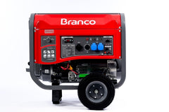 Gerador à Gasolina 13Kva Monofásico Partida Elétrica B4T-13000E Branco
