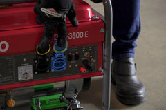 Gerador à Gasolina 3,5Kva Monofásico Partida Elétrica B4T-3500 Branco
