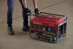 Gerador à Gasolina 3,5Kva Monofásico Partida Elétrica B4T-3500 Branco
