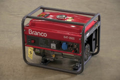 Gerador à Gasolina 3,5Kva Monofásico Partida Manual B4T-3500 Branco