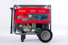 Gerador à Gasolina 5,5Kva Monofásico Partida Elétrica B4T-6500 Branco