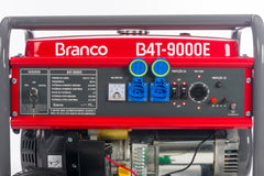 Gerador à Gasolina 9,0Kva Monofásico Partida Elétrica com AVR B4T-9000E Branco