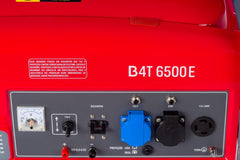 Gerador à Gasolina 5,5Kva Monofásico Partida Manual B4T-6500 Branco