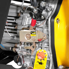 Gerador à diesel 7hp 127/220V 4 tempos manual gdv3600 Vonder
