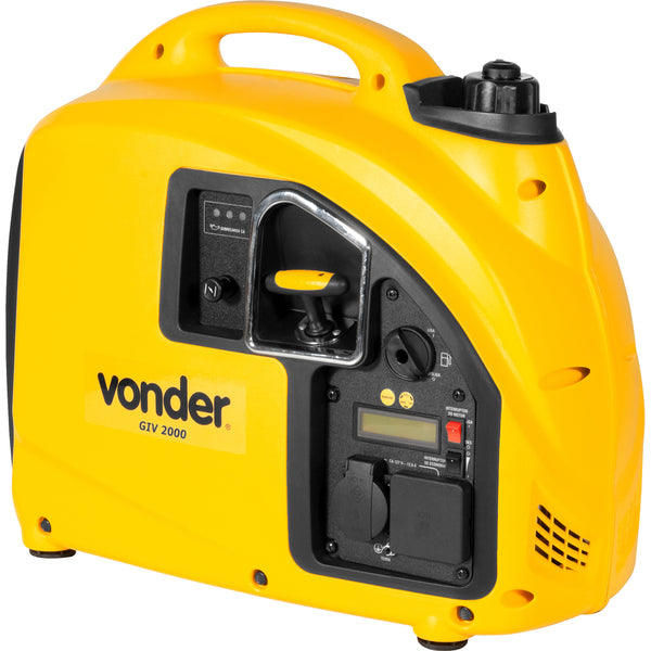 Gerador e Inversor à Gasolina 127V GIV2000 - Vonder