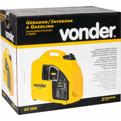 Gerador e Inversor à Gasolina 127V GIV2000 - Vonder
