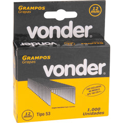 Grampo 12 mm para Gpe168 caixa com 1000 peças Vonder