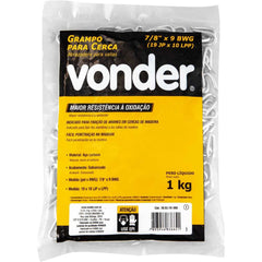 Grampo Para Cerca 7/8X9 Galvanizado Vonder