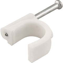 Grampo para fios 10mm² branco redondo com 20 peças Vonder