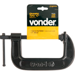 Grampo tipo c 4" ferro nodular - Vonder Plus
