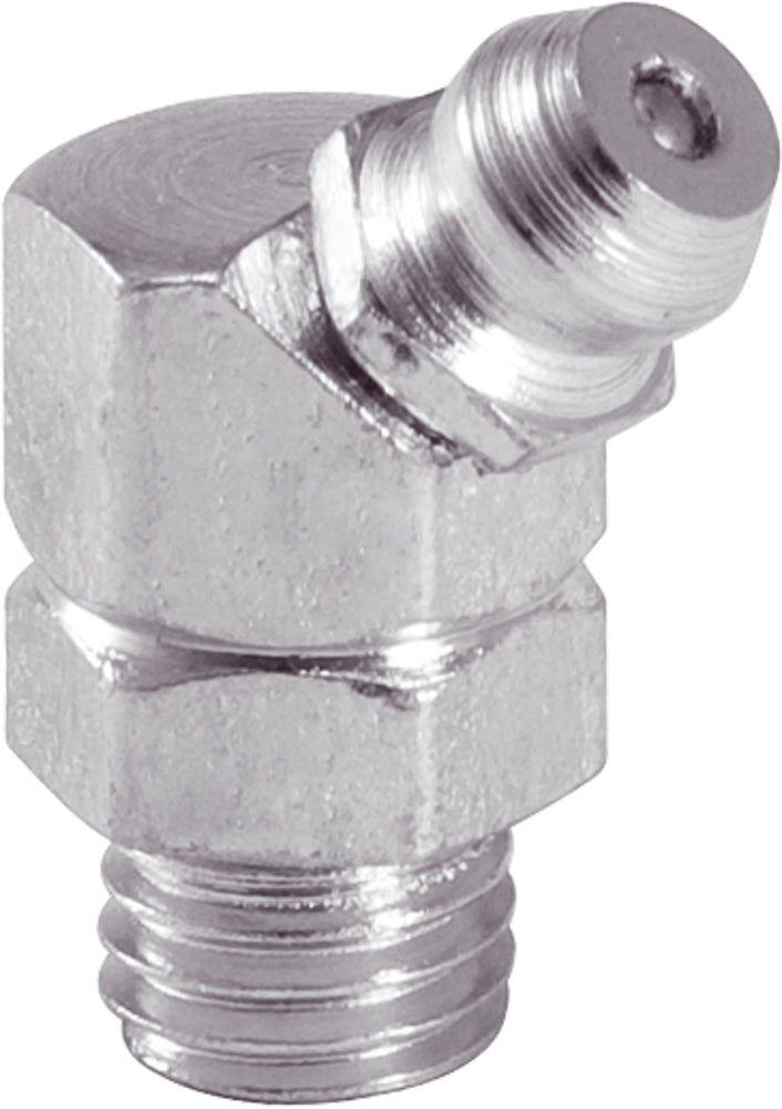 Graxeira curva 45gr 1/8" bsp 28fpp com 10 peças Vonder