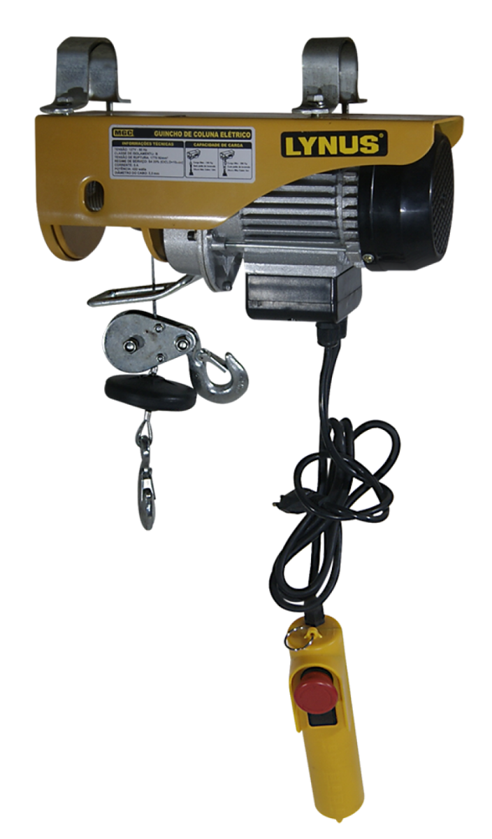 Guincho Elétrico de Coluna 300 à 600Kg 127V MGC-300 Lynus