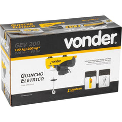Guincho elétrico 100/200Kg 220v gev200 Vonder
