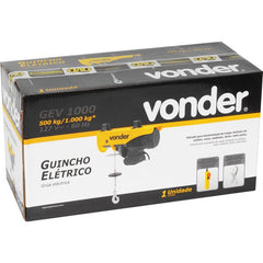 Guincho elétrico 500/1000Kg 127v gev1000 Vonder