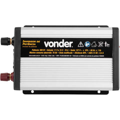 Inversor De Potencia 600W 12V Para 127V Vonder