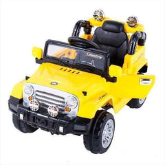 Jipe elétrico TRILHA 12v infantil Amarelo Bel Lazer
