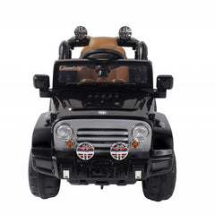Jipe Elétrico Trilha Preto com Controle Remoto 12V Bel Brink