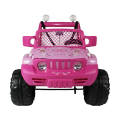 Jipe Elétrico Dunas Rosa A-18 2 Lugares 12V Rosa - Bel Brink