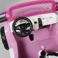 Jipe Elétrico Dunas Rosa A-18 2 Lugares 12V Rosa - Bel Brink