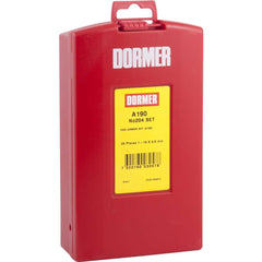 Jogo de Brocas de Aço Rápido Din 338 1,0mm à 13,0mm com 25 Peças A100 Dormer